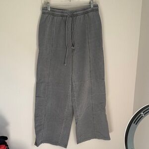 Women's Gray Wide Leg Pants